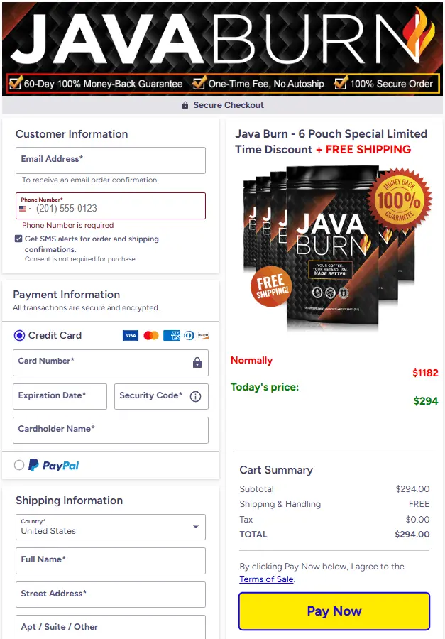 Java Burn Buy